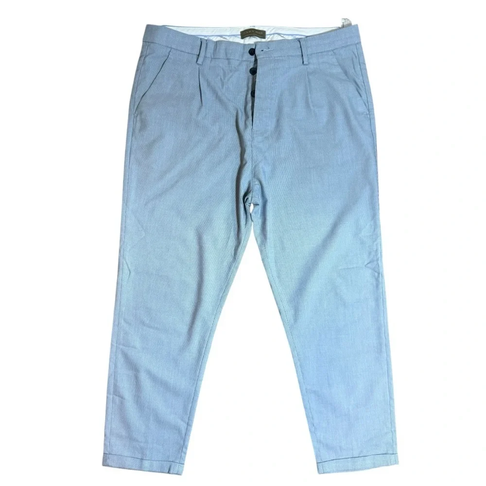 Zara| Men's Sky Blue Pants- Size 34
